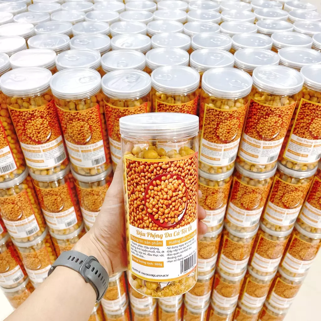 Đậu Phộng Da Cá Tỏi Ớt Giá Sỉ - Giòn Tan, Cay Nồng 4 Đậu Phộng Da Cá Tỏi Ớt Giá Sỉ