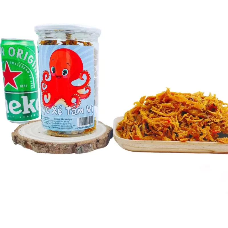 Khô Mực Xé Tẩm Gia Vị Giá Sỉ - Thơm Ngon, Đậm Đà 200g 20 Khô Mực Xé Tẩm Gia Vị Giá Sỉ