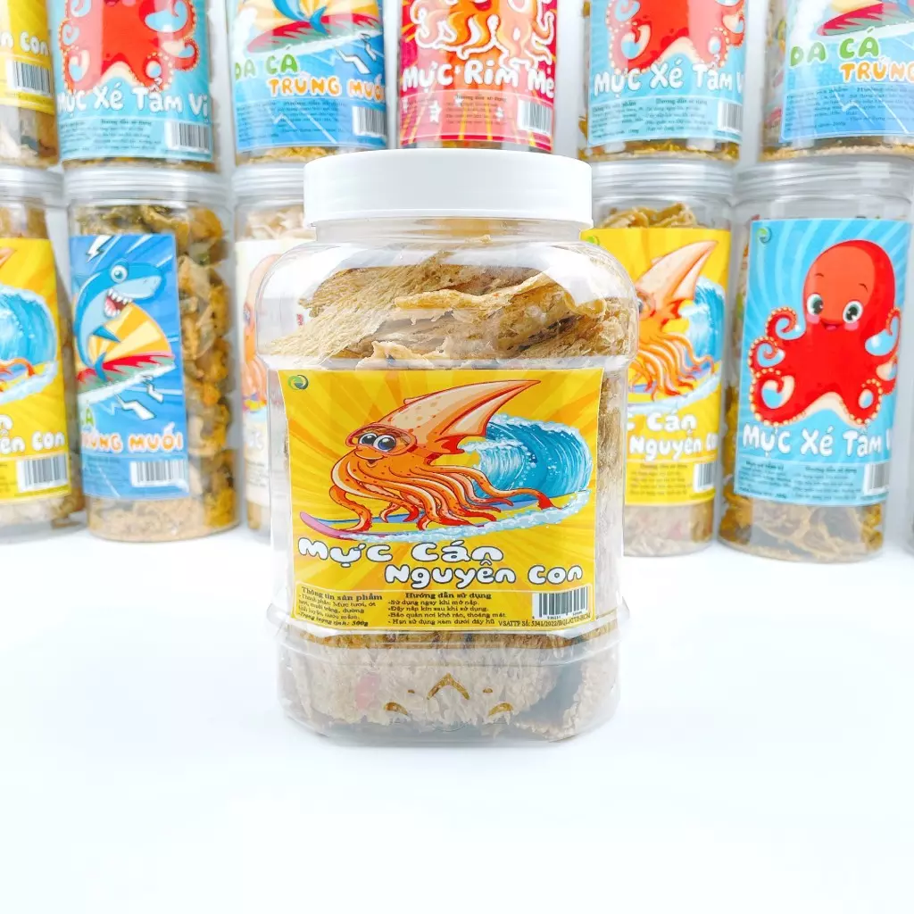 Sỉ Khô Mực Cán Tẩm Vị - Giá Tốt, Chiết Khấu Cao 500g 3 Sỉ Khô Mực Cán Tẩm Vị
