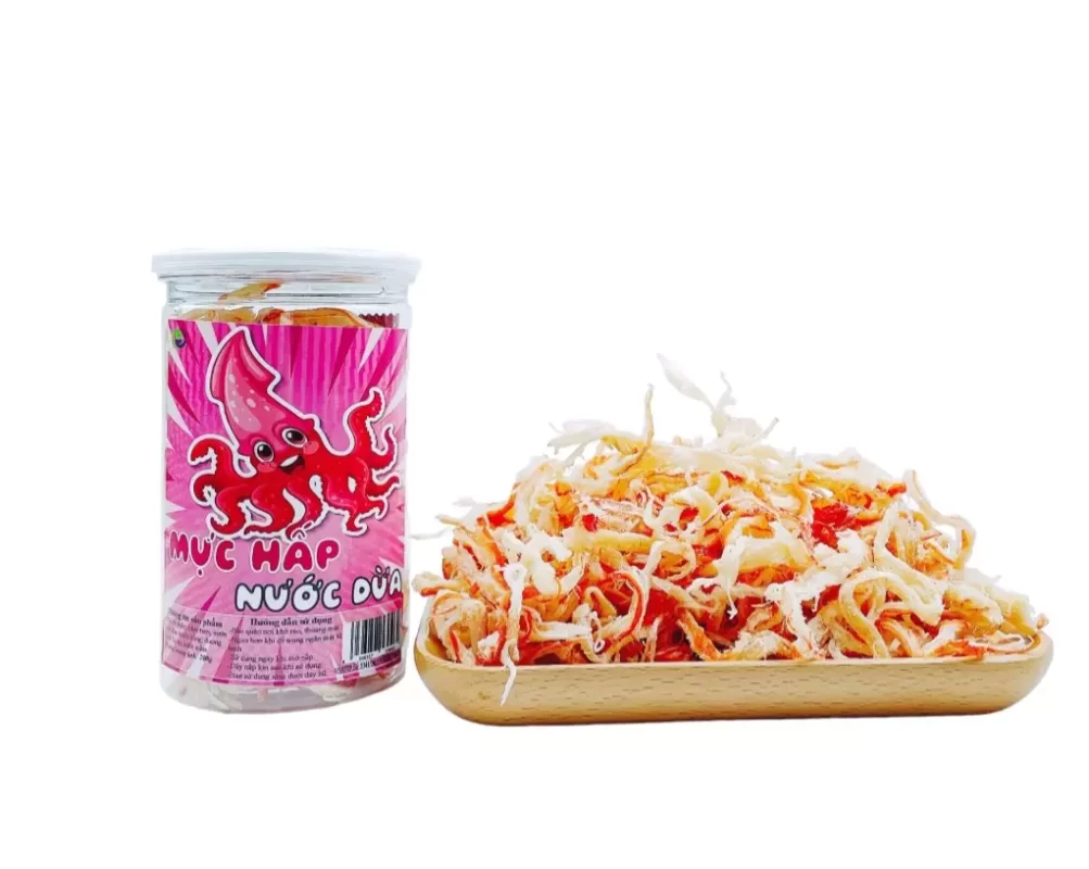 Sỉ Khô Mực Hấp Nước Dừa