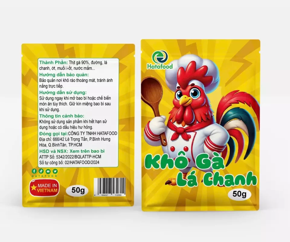 Kho ga la chanh goi 50g Hatafood Gia Si Tan Xuong 4