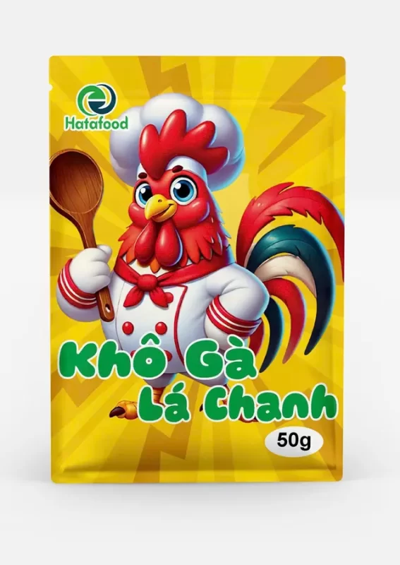 Khô Gà Lá Chanh Gói 50g Hatafood | Giá Sỉ Tận Xưởng, OEM Thương Hiệu 18 Kho ga la chanh goi 50g Hatafood Gia Si Tan Xuong 6