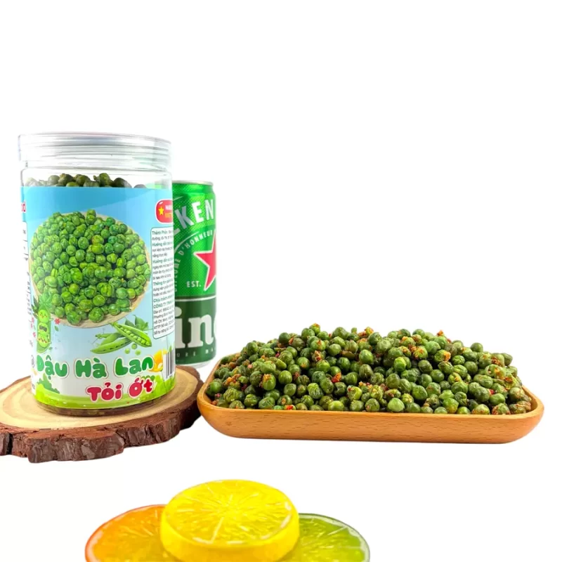 Đậu Hà Lan Tỏi Ớt Hũ 280gr Hatafood
