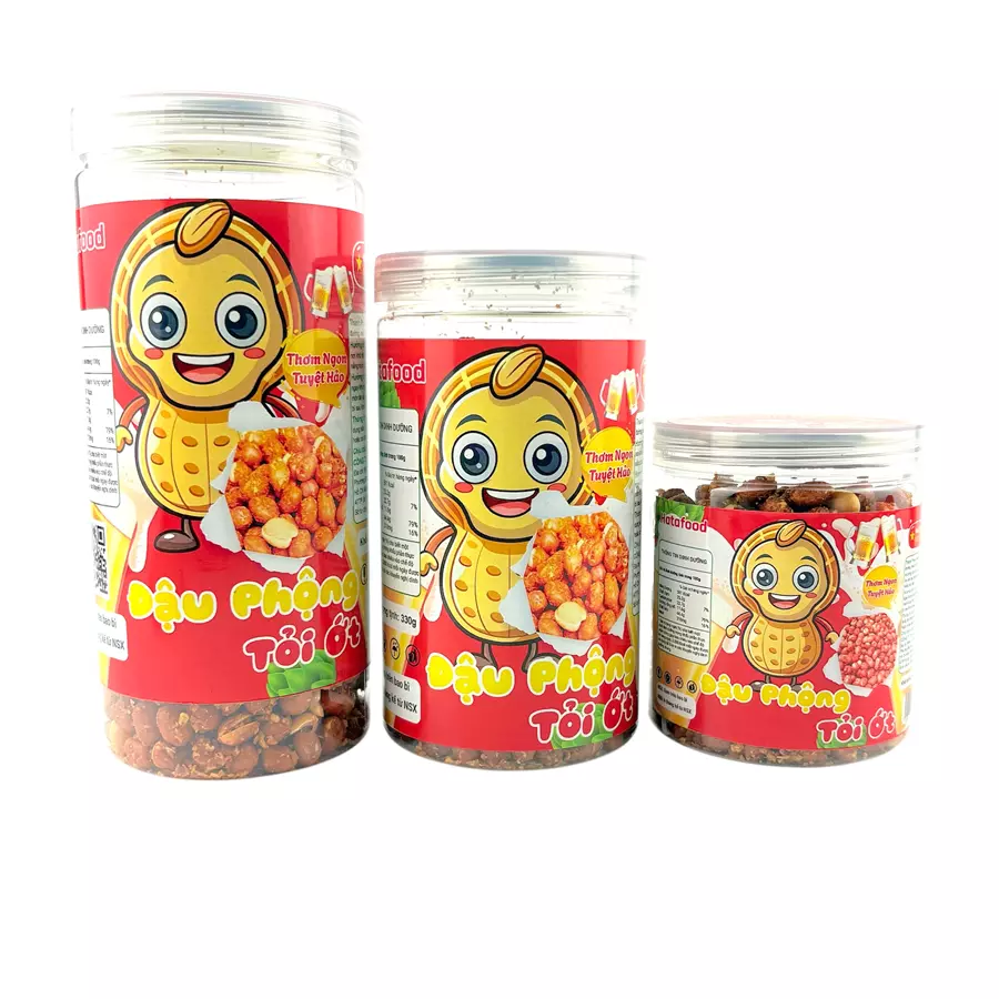 Đậu Phộng Tỏi Ớt Hũ 450gr Hatafood | Giá Sỉ Tận Xưởng - Nhận Đóng Gói Thương Hiệu Riêng 6 Đậu Phộng Tỏi Ớt Hũ 450gr Hatafood