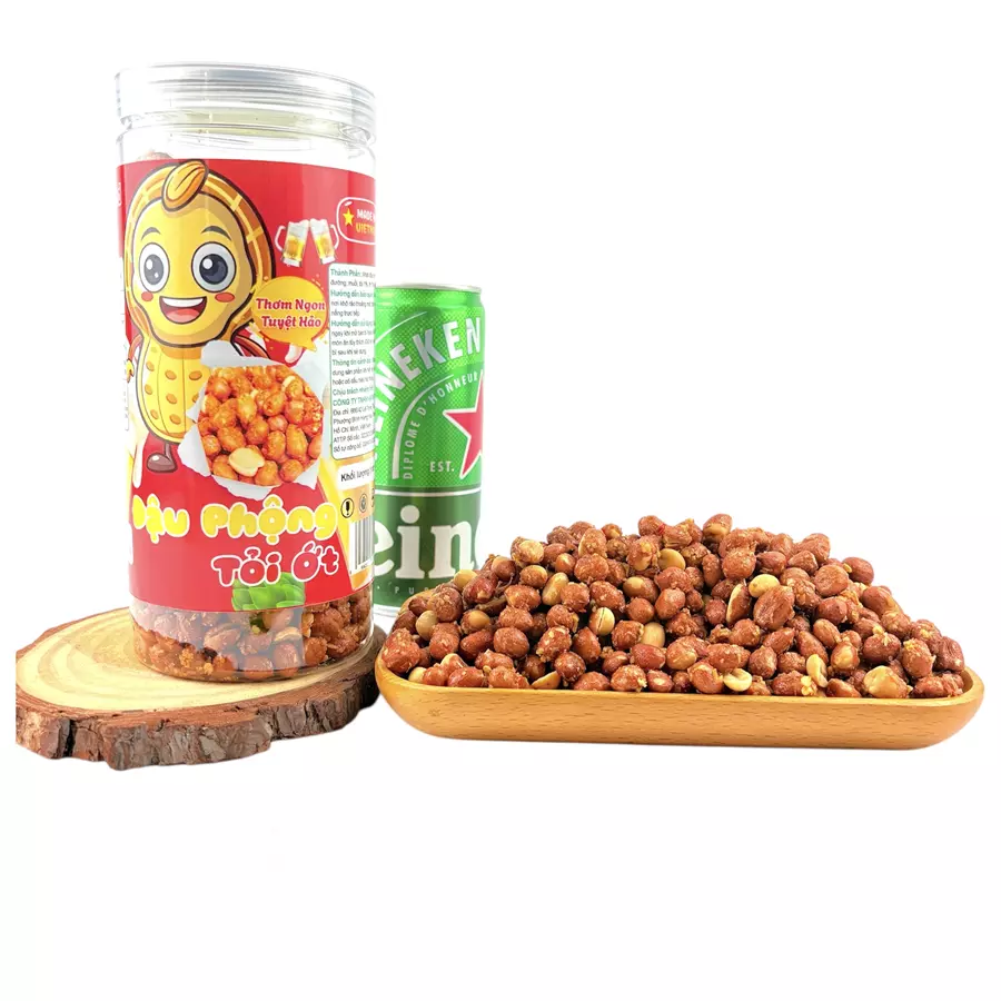 Đậu Phộng Tỏi Ớt Hũ 450gr Hatafood | Giá Sỉ Tận Xưởng - Nhận Đóng Gói Thương Hiệu Riêng 5 Đậu Phộng Tỏi Ớt Hũ 450gr Hatafood