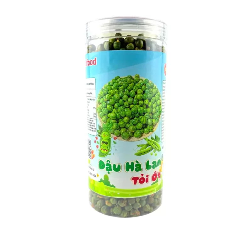 Đậu hà lan tỏi ớt hũ 390gr Hatafood