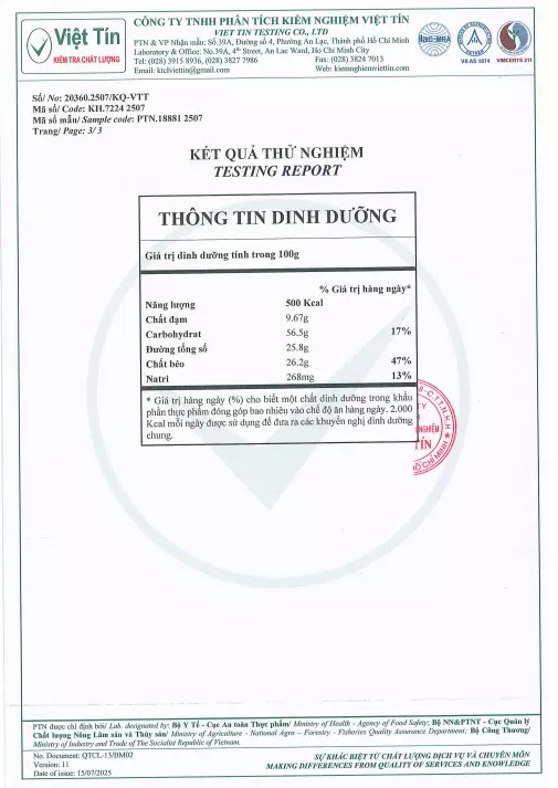 Đậu phộng nước cốt dừa hũ 430gr